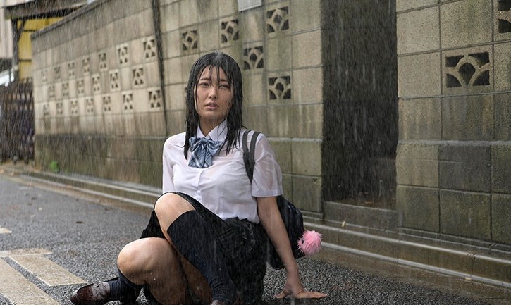 【女子校生レイプ】「ブラ透かして…誘ってんのか？」ミニスカ制服のエロロリ美少女JKが巨漢の男に無理矢理犯される！