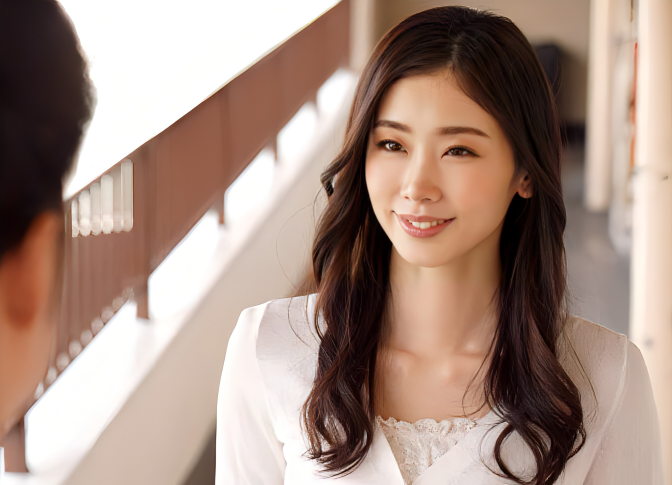 【近所の人妻】「逞しい肉体…」近所に越してきたスレンダーエロ美乳なおばさん主婦が若い男と不倫セックス！小松杏
