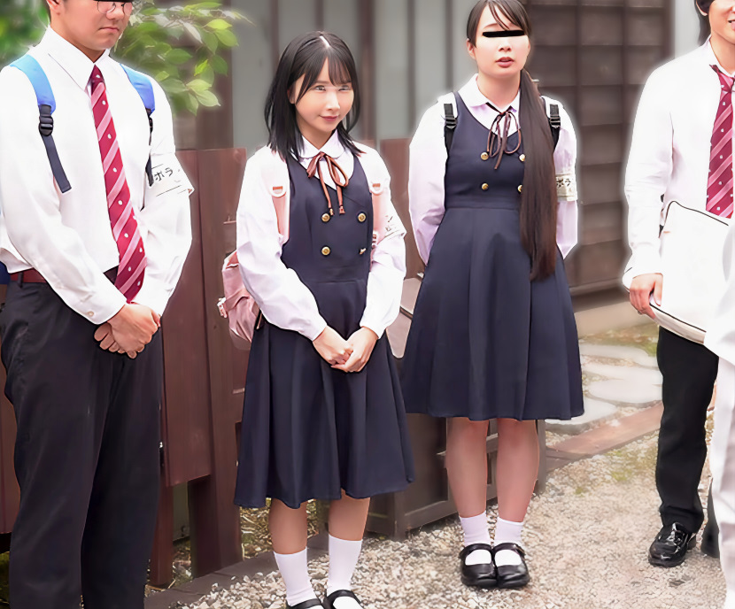 【女子校生レイプ】「ボランティア活動…頑張ります！」真面目に尽力するロリ体型なミニマムJKが欲情男に強姦される！